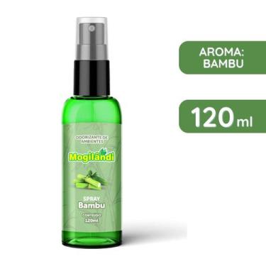 Imagem de Aromatizante Ambiente Tecidos Bambu Spray 120ml Frescor Cheirinho para