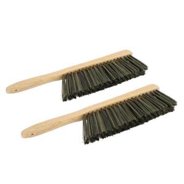 Imagem de Fafeicy Escova de pó de Madeira de 2 Unidades, Vassoura de Mão de Cabelo Macio Com Cabo Longo para Limpeza Doméstica, Sofá-cama de Carro, Lareira, Móveis Ao Ar Livre, Vassoura de