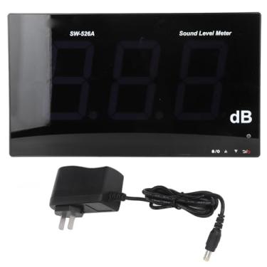 Imagem de Hyuduo Medidor de Nível de Som Profissional, Display LCD Vermelho de 18 Polegadas, Tipo de Suspensão de Parede, Testador de Ruído Em Decibéis para Sala de Aula de Escritório Doméstico, Hotel, Quartos