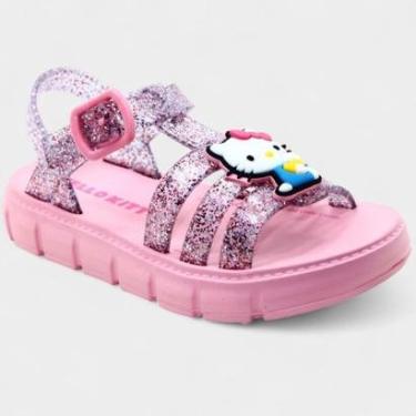 Imagem de Sandália Infantil Hello Kitty Grendene Kids Menina-Feminino