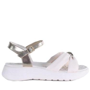 Imagem de Sandália Feminina Comfortflex Casual 25-47403 Coconut-Feminino