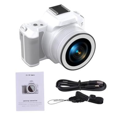 Imagem de Zopsc Câmera Digital para Fotografia e Vlogging, Zoom 16X, Lente Dupla, Tela 2 IPS, Câmera Vlog Com Foco Manual, Adequada para Adolescentes e Iniciantes (D11 Branco)