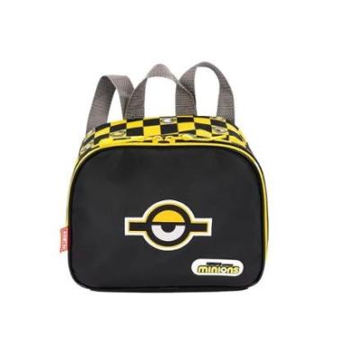 Imagem de Lancheira Pequena Minions Chess Sestini Preta Amarela-Unissex