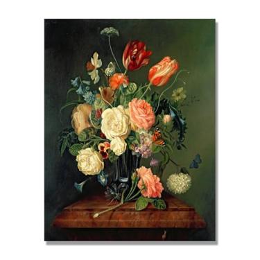 Imagem de NHLDZYH Arte de parede em tela colorida para especiarias e colher de tempero | Decoração de cozinha vintage | Arte moderna para casa e sala de jantar. B89. Tela somente 60 x 80 cm - 23,7 x 31,5 pol