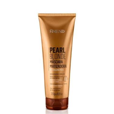 Imagem de Amend Pearl Blonde Máscara Matizadora Realça Tons Perolados 250ml