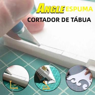 Imagem de Cortador De Placa De Espuma Com Ângulo De 45 E 90 Graus Com Empunhadur