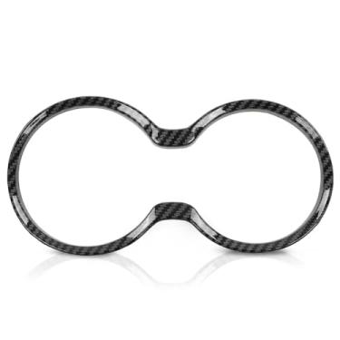 Imagem de CNNELL Capa para copo de câmbio de marchas com acabamento em fibra de carbono compatível com Jeep Grand Cherokee 2011-2021