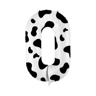 Imagem de Balão De 40 Polegadas Com Estampa De Vaca Para Festa De Aniversário In