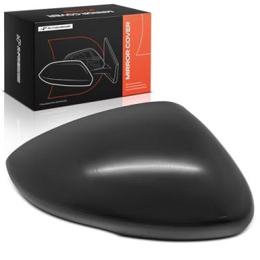 Imagem de A-Premium Tampa do espelho retrovisor do lado do passageiro - compatível com Honda Accord 2018-2024 - Preto liso, com furo de seta