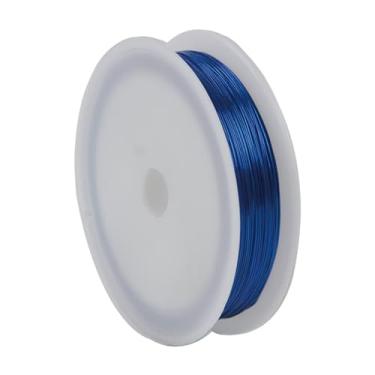 Imagem de Fio de artesanato de alumínio ultrafino de 0,3 mm, fio de arte colorida de 50 m para joias de embrulho de arame, trabalho de detalhes finos, contas, fabricação de modelos e microescultura (cores