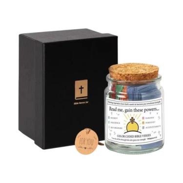 Imagem de Presente Cristão: Frases Bíblicas Em Pote Para Emoções E Sentimentos, 