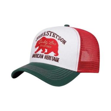 Imagem de Boné De Beisebol Mesh Red Bear Respirável Para Esportes Ao Ar Livre, P