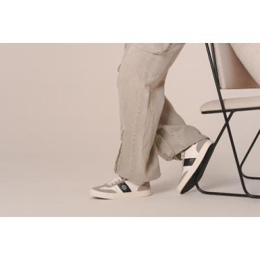 Imagem de TênisMasculino Casual Branco PRL Urbano Moderno Solado Borracha - Caly