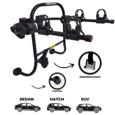 Imagem de 10 - Suporte para bike Transbike para 2 bicicletas Sedan Hatch MTB Spe
