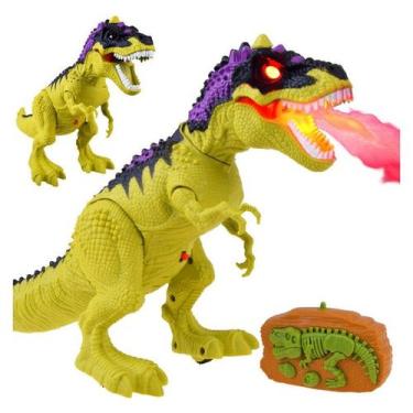 Imagem de Tiranossauro RexDino Controle Remoto Luz E Som Solta Fumaça - Toy King