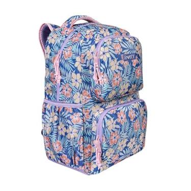 Imagem de Mochila Esportiva Roxy Azul c/Rosa - 14672