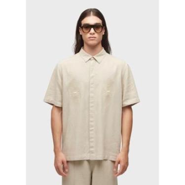 Imagem de Camisa linen bordado OSKLEN-Masculino