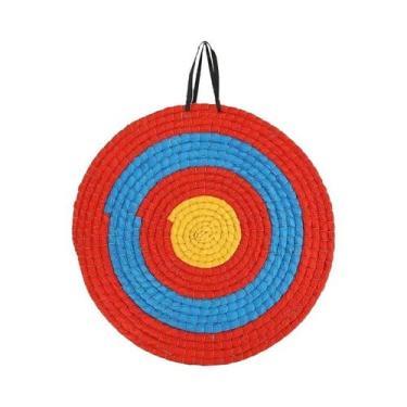 Imagem de Alvo De Arco E Flecha De Grama Colorido De 40cm Para Prática De Tiro A