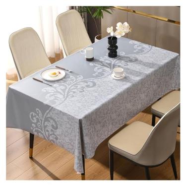 Imagem de Toalha de mesa de PVC toalhas de mesa retangulares não laváveis, tapetes de mesa de café, toalhas de mesa (4,90 x 150 cm)
