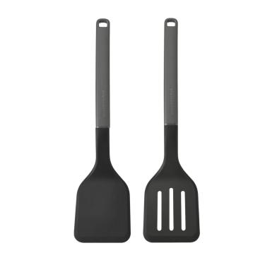 Imagem de Jogo Espátula Turner E Perfurada Cozinha Cinza Kitchenaid