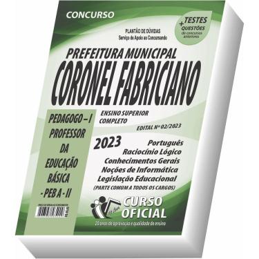 Imagem de Apostila Coronel Fabriciano - Mg - Pedagogo E Professor