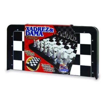 Imagem de Xadrez e Dama 2 jogos em 1 Lugo - Hasbro