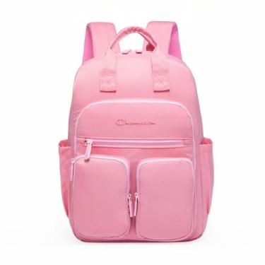 Imagem de Mochila Champion Original Feminina Múltiplos Bolsos Rosa
