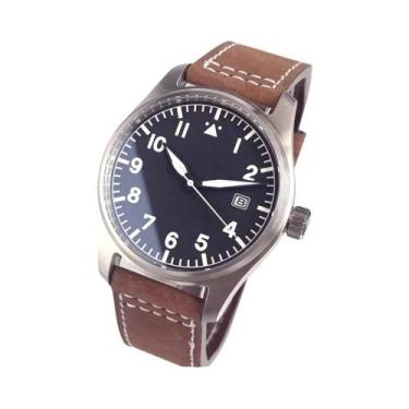 Imagem de Relógio De Mergulho Masculino 39mm Pilot Aviator Miyota8215 Automático