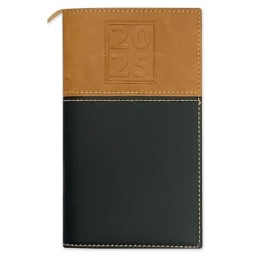 Imagem de BookFactory Calendário de bolso semanal 2025/calendário semanal 2025/calendário planejador/agenda semanal organizador - calendário com bloco de notas (CAL-2025-POCKET(organizador))