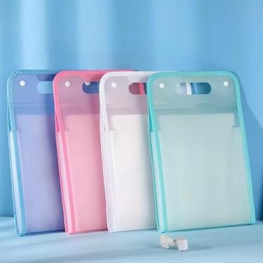 Imagem de Pasta Sanfonada A4 com 12 Divisórias Capa Dura Fechamento por Elástico e Etiquetas Organize Documentos Provas e Trabalhos Escolares Ideal para Estudantes Escritório e Concursos (Verde)