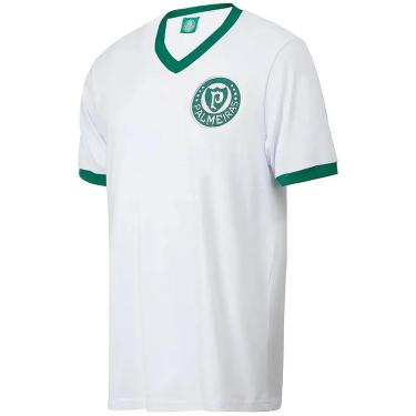 Imagem de Camisa Palmeiras Retrô 1960 Campeão Branco Masculina-Masculino