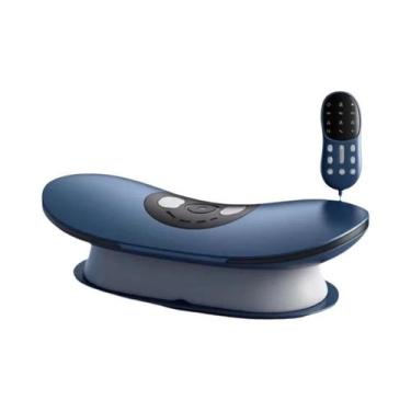 Imagem de Massageador Elétrico Ajustável Para Tração Lombar Com Função De Aqueci