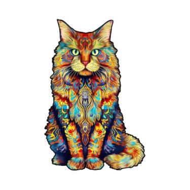 Imagem de Quebra-Cabeça De Madeira DIY Para Adultos E Crianças, Cão E Elefante, 