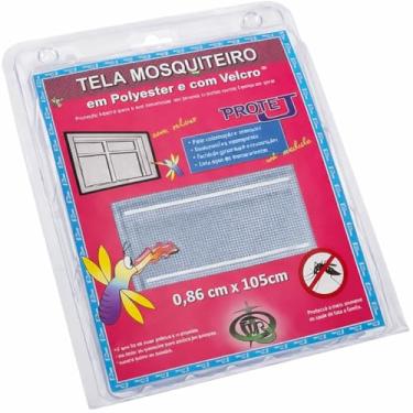 Imagem de Tela Mosquiteira de Poliéster para Janelas e Portas, 0,86 cm x 105 cm, Proteção contra Insetos, Leve 100g