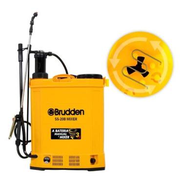 Imagem de Pulverizador Bateria C/ Agitador Calda Brudden Ss20b Mixer Amarelo - 0