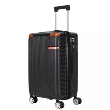 Imagem de Mala de Viagem Bordo Rígida ABS 4 Rodas Duplas 360 Cadeado - MALAPRETA