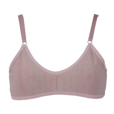 Imagem de Sutiã Menina Moça sem Bojo Cor:ChocolateTamanho:G - Manu Modas, Chocol