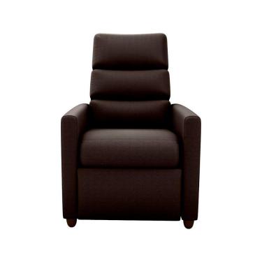 Imagem de Poltrona Do Papai Confortável Reclinável Turin Matrix Suede Marrom