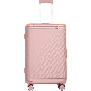 Imagem de Mala de Viagem Grande Porte Rodas 360º ABS Cadeado TSA Zíper Expansivo Texturizada Cruzeiro 8001-M28