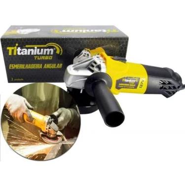 Imagem de Esmerilhadeira Angular 4 1/2 Pol. 710W Titanium - Tatanium, 220V, Angu