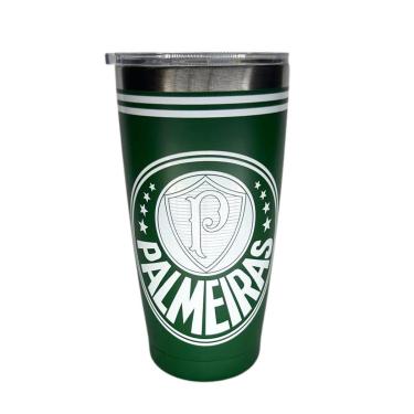 Imagem de Copo Térmico Inox com Tampa do Palmeiras 550ml-Masculino
