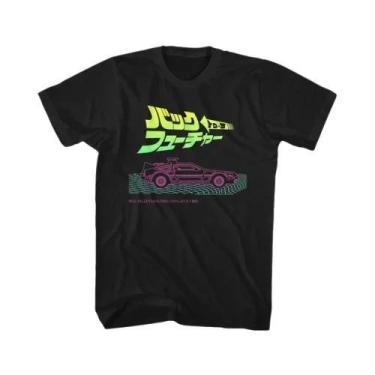 Imagem de Camiseta Masculina Vintage Com Estampa De Carro Do Filme Regresso Ao F