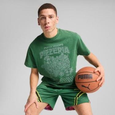 Imagem de Camiseta Puma de Basquete Hoops x Tmnt Masculina-Masculino