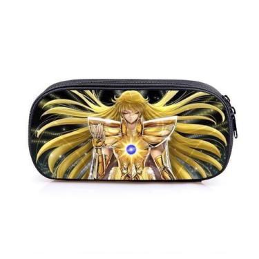 Imagem de Bolsa de lápis Saints Seiyas Shakas de poliéster de grande capacidade 