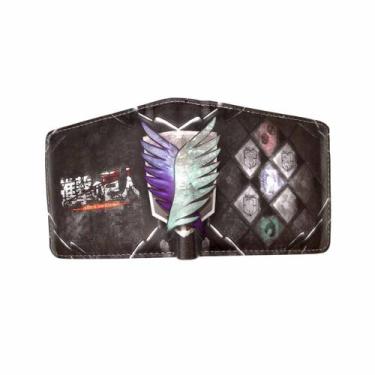 Imagem de Carteira Anime Characters Carteira fina dobrável em couro PU - Yiweisa