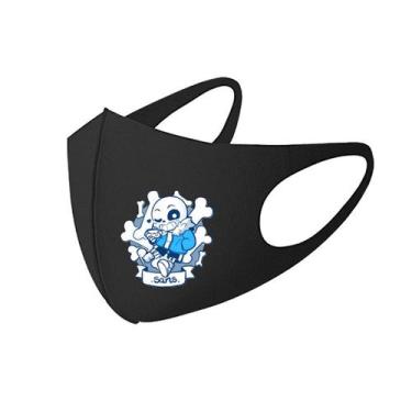 Imagem de Máscara facial Anime Undertales Sans Mouth Cover de algodão 17x12,5 cm