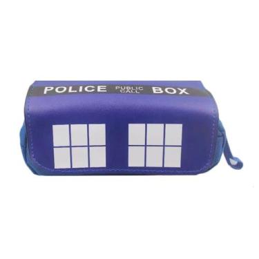 Imagem de Caixa de lápis Doctors Whos Anime Bolsa de papelaria de grande capacid