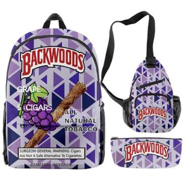 Imagem de Conjunto de mochilas Backwoodss School Mochila com bolsa de ombro Pe -