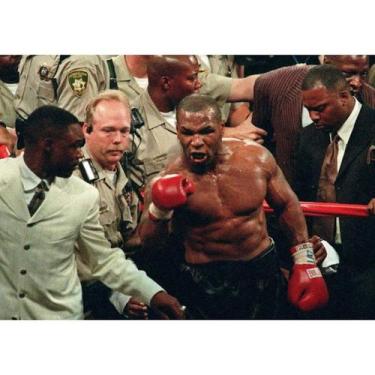 Imagem de Pôster com arte de parede decorativa de boxe Champion Tysons Retro Ani