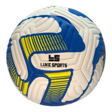 Imagem de Bola de futebol tamanho 5 oficial Society e Campo LukeSports Cor:Azul,